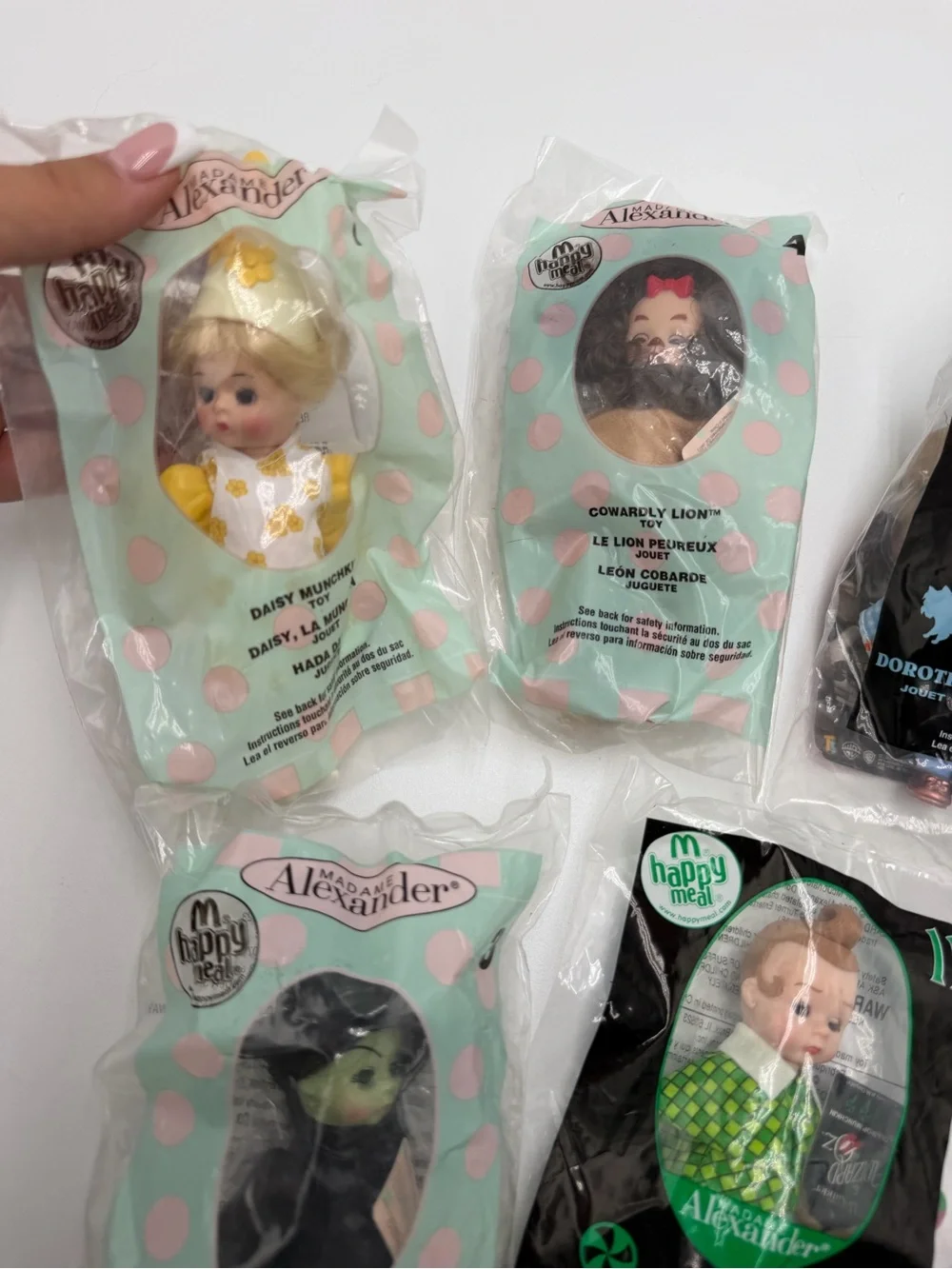 Madame Alexander McDonalds Wizard Of Oz Happy Meal Dolls Lot Of 11 Sealed